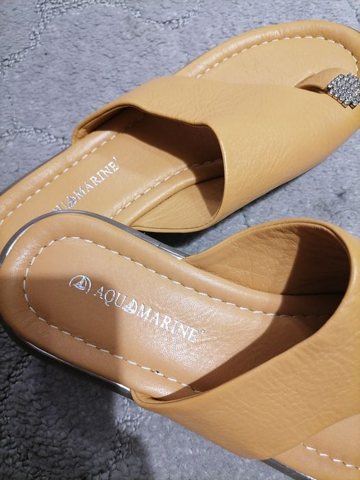 Aquamarine Дамски чехли кожени