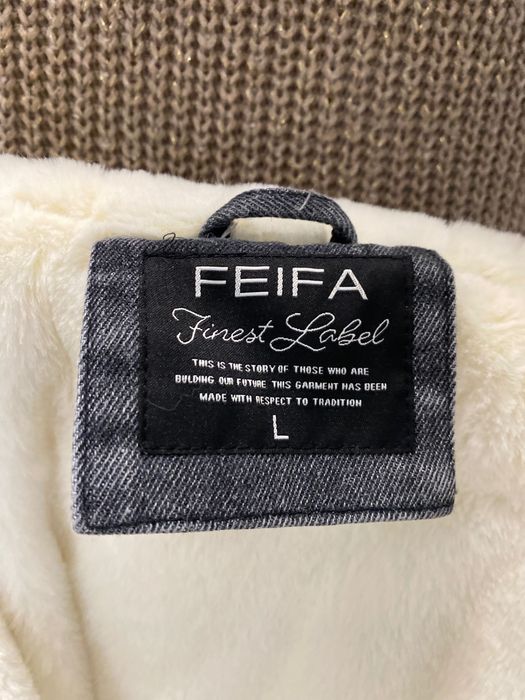 Дамско дънково якенце