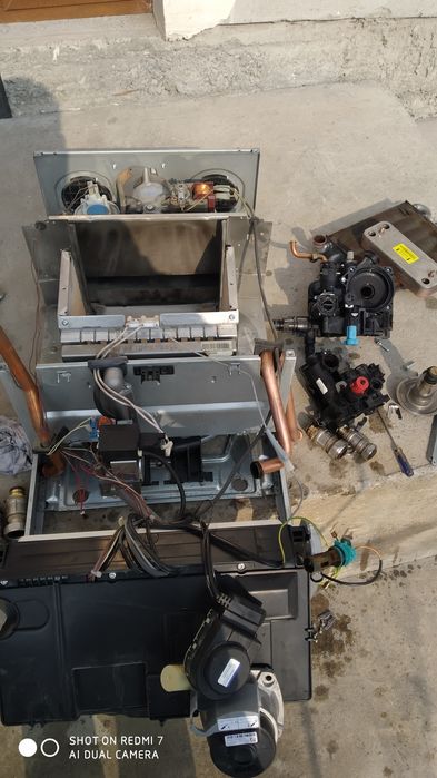 Двухконтурный  котёл, ремонт и установка