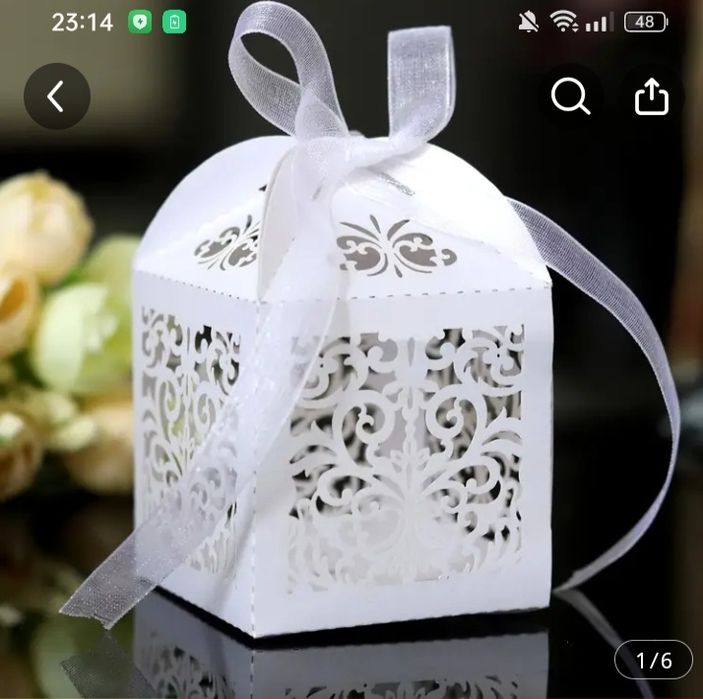 Бонбоньерки ажурные