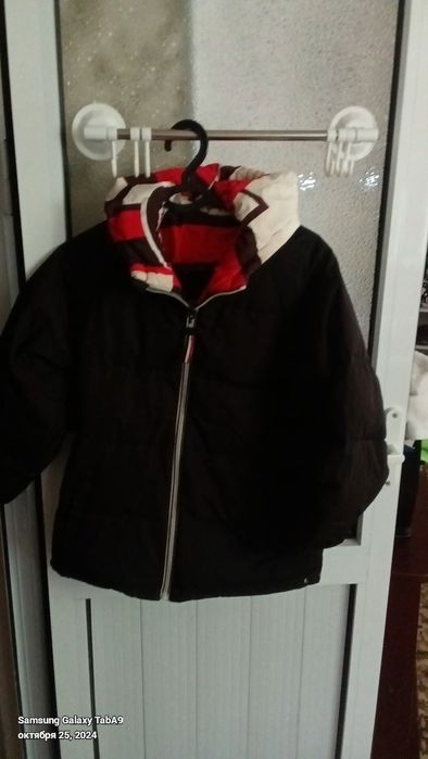 Куртка  двухсторонняя оверсайз на мальчика  можно на девочку