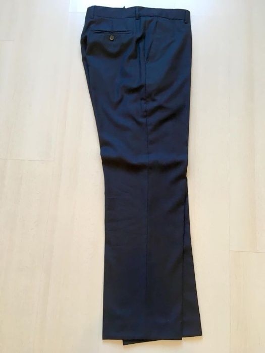 Costum din stofă de lână, made in Italy, măsura 56