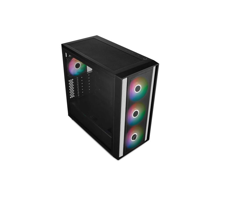 ' Корпус Cooler Master MasterBox 600 Black (3x ARGB Fans)