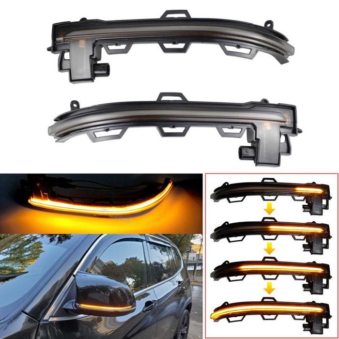 Semnalizari Dinamice Oglinzi LED BMW X3 X4 X5 X6 F25 F26 F15 F16 SMOKE