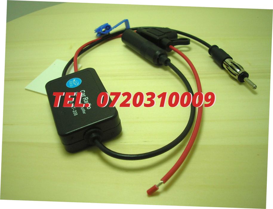 Amplificator Pentru Semnal Antena Radio Auto Fm 12v