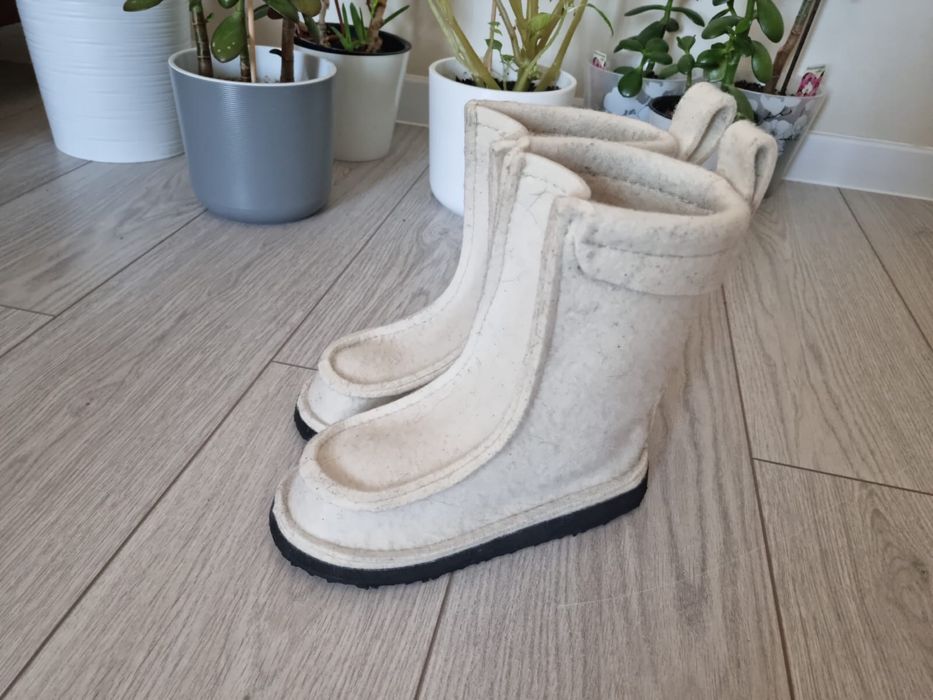 Валенки из натуральной шерсти