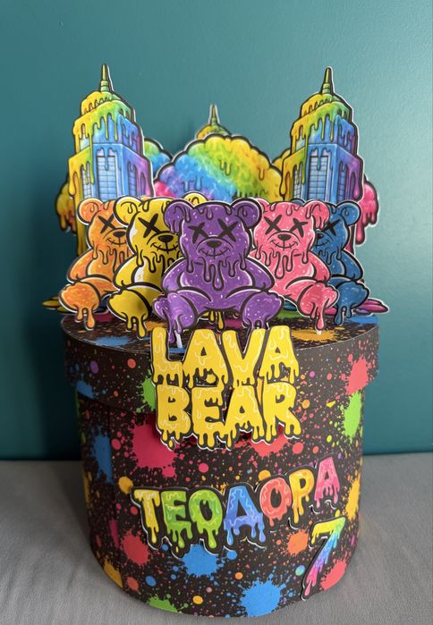 Картонена торта Лава Беар Lava Bear