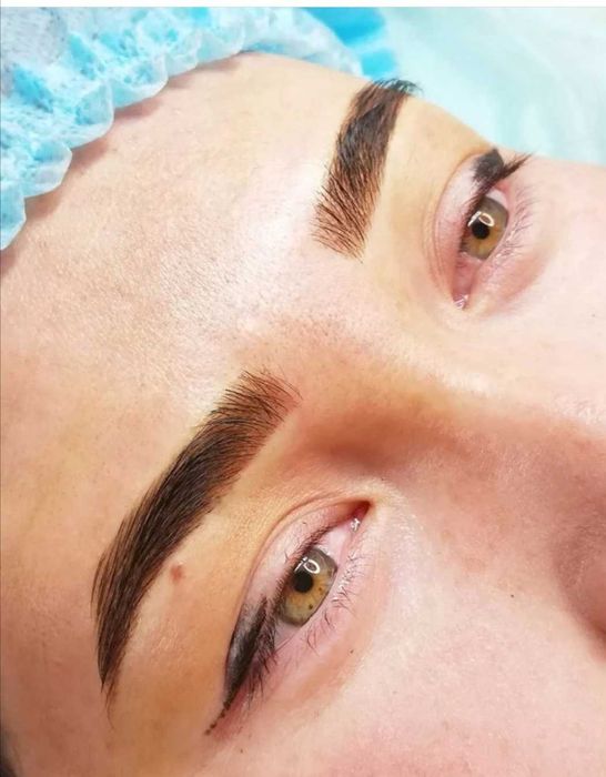 перманентный макияж/татуаж бровей и губ