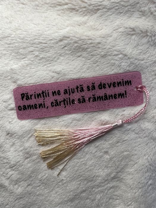 Semn de carte cu mesaj
