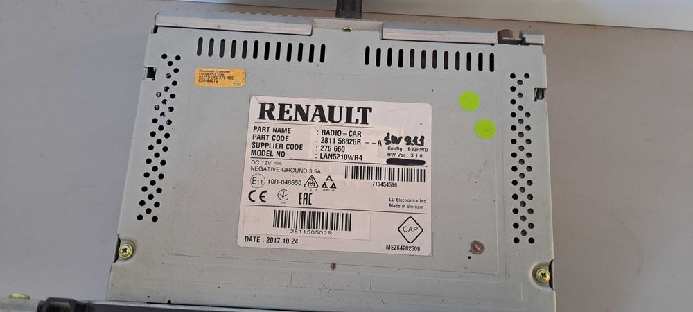 Навигация Renault Clio 4 2017г.