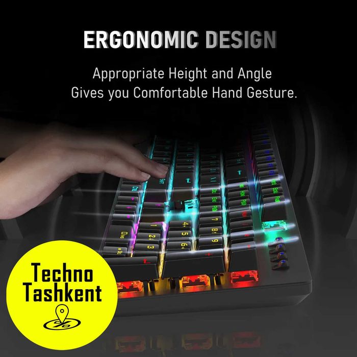 Механическая игровая Клавиатура HP GK100F с RGB подсветкой (Garantiya)