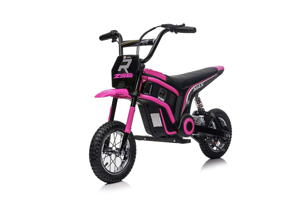 Motocicleta electrica Kinderauto Enduro 350W 24V, roti gonflabile Pink