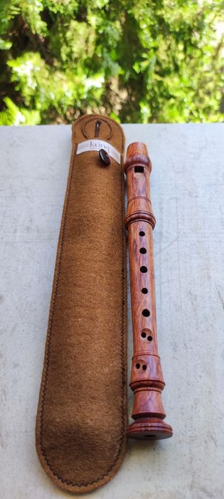 Оригинален швейцарски рекордер (блок флейта) KUNG. Kung Sopranino в "F