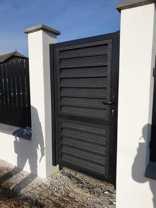 Garduri din panou stil jaluzele, sipca metalica, tabla cutata, BCA