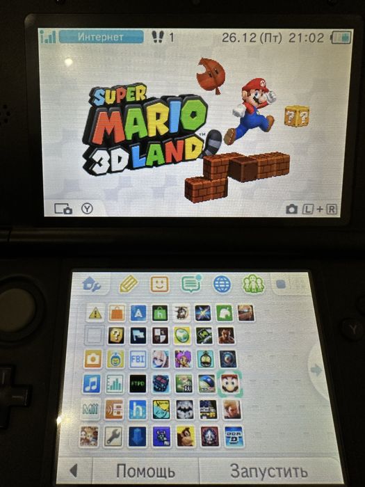 Nintendo 3 ds LL прошитая