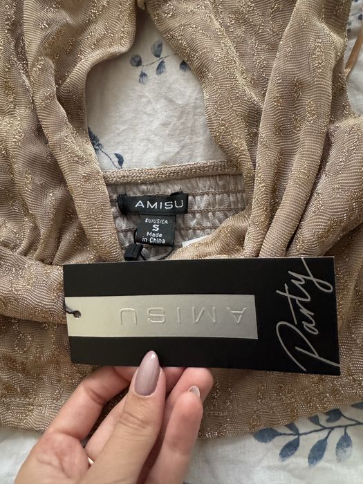 Къс блестящ парти топ Terranova