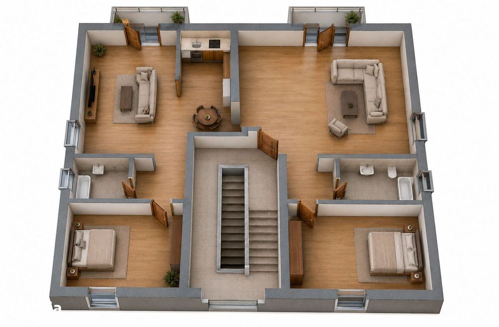 Casa duplex pe orizontala de vanzare pe Calea Cisnadiei in apropiere d