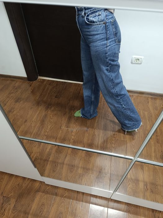 Blugi lungi Zara damă ușor flare