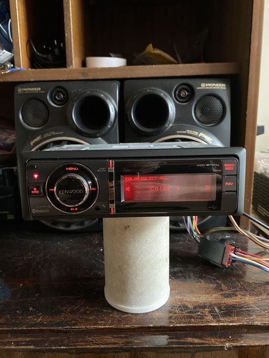 Kenwood KDC-BT60U - НАЙ ВИСОК КЛАС - ТОП МОДЕЛ - 4V USB Bluetooth CD mp3 плеър за кола сд авто радио
