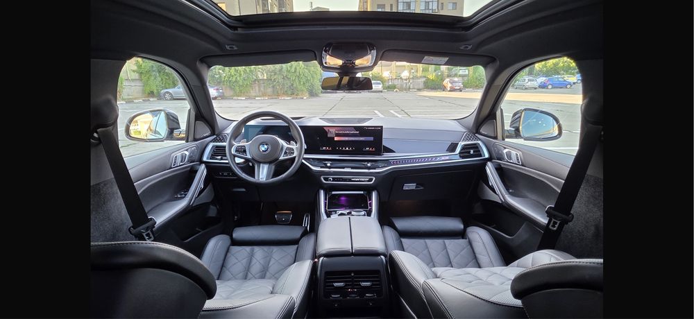 BMW X6 2025 M Paket 3.0 290CP E6 X Drive Ful Laser Trapa Soft Clouse 360G IncalzireVentilatie Masaj Distronic Line Side 15500 Km Garantie 12 2028 Full