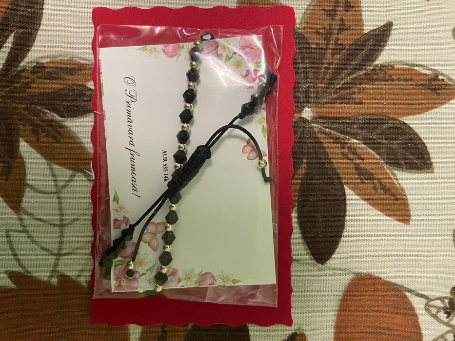 Brațara cu 11 bilute aur 14k