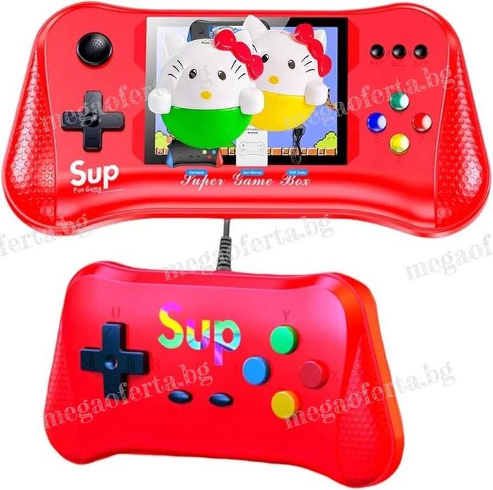 Преносима Игрова Конзола с 500 Класически Ретро Игри