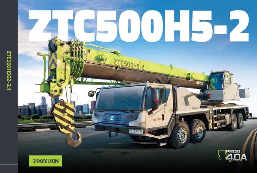 Zoomlion ZTC500H562-2 1 zakazga yetkazib beramiz 170ming Kredit bor