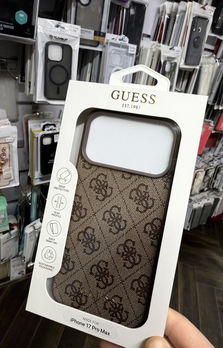 Iphone 17 pro max Оргинални Калъфи на Guess