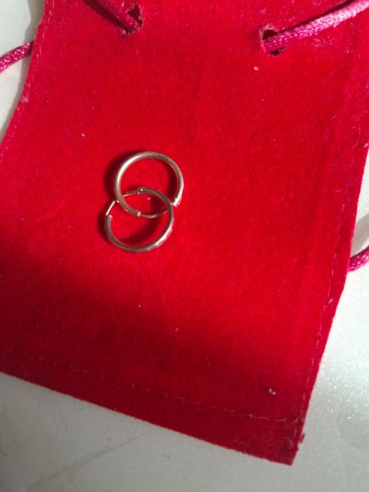 Серьги золотые 585  проба