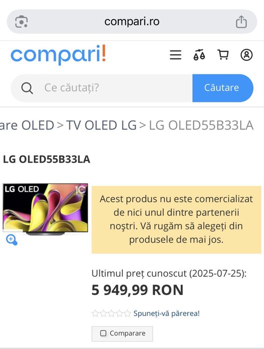 Tv Oled LG 55B3 4k 120hz, ultra slim, nou