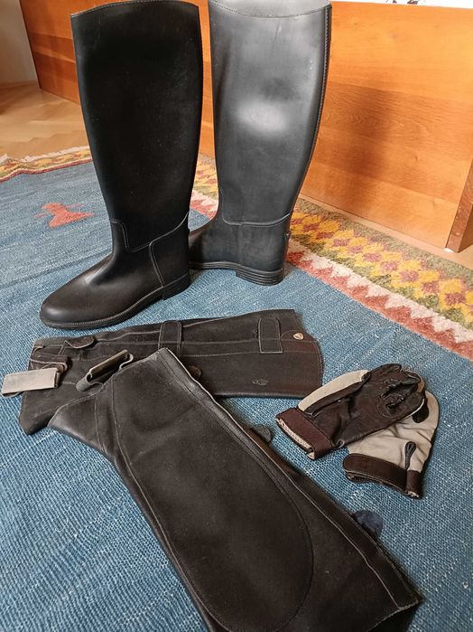 Cizme cauciuc echitație/calarie