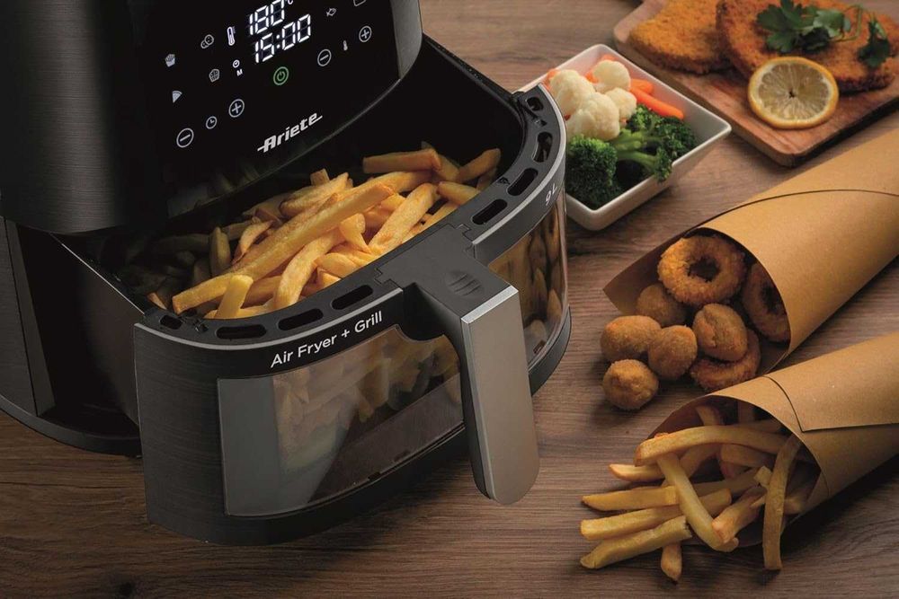 Air Fryer Ariete 9L – Gătire sănătoasă, fără miros, porții mari