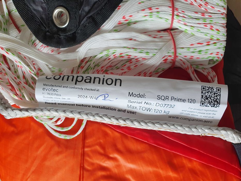 Parapanta Phi Maestro 2 22 + seleta Supair Delight 4 M + SQR Prime 120