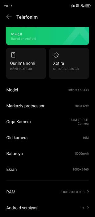 Infinix Note 30 ideal