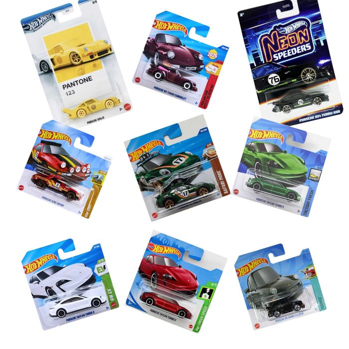 Hot Wheels Porsche GT3 RS, 911, 928, 904, Carrera, Rallye, Turbo, 934