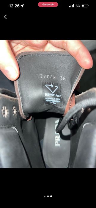 Новые ботинки Prada, размер 36 не носились