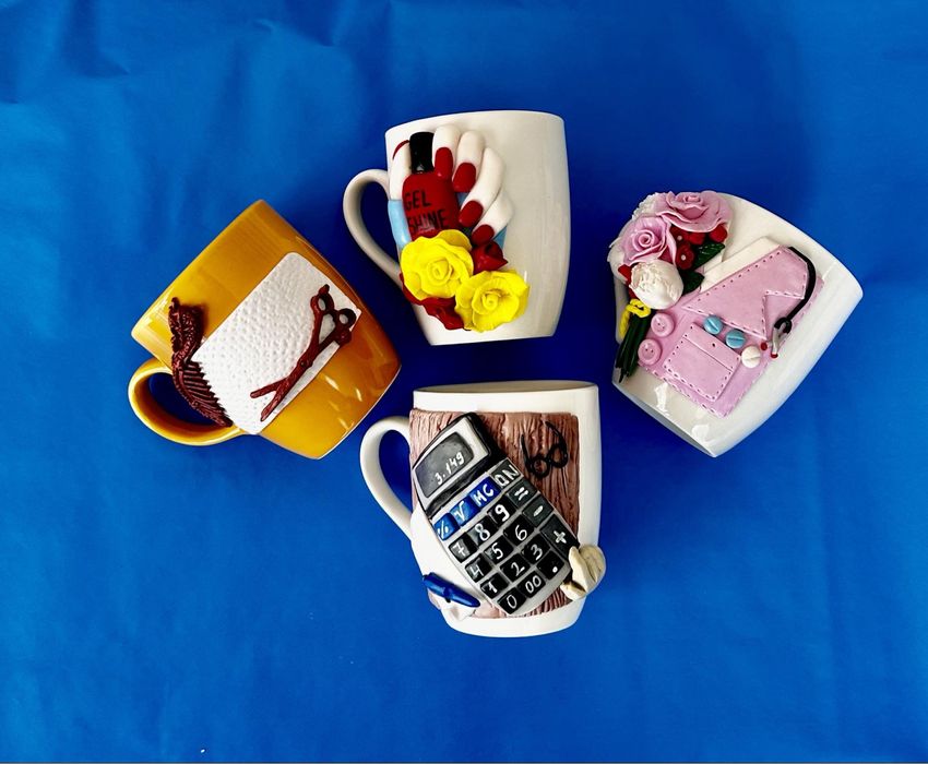 Чаши от полимерна глина