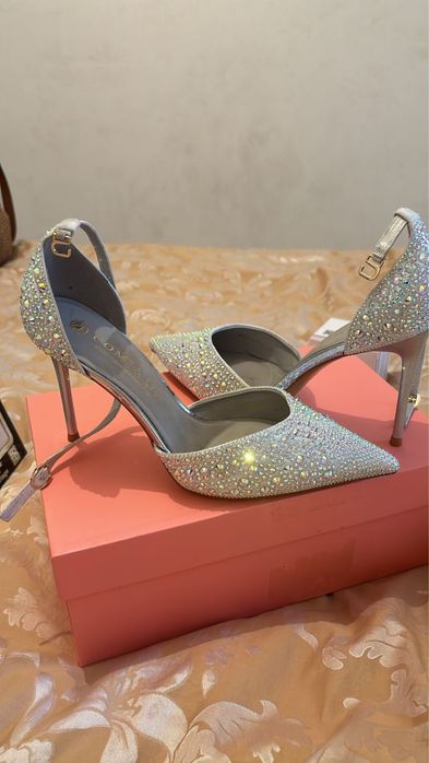 Вечерние туфли каблук 7 см