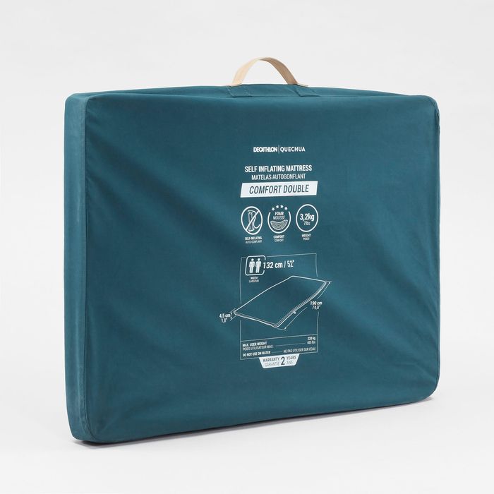 Saltea auto-gonflabilă camping 2 - produs resigilat Decathlon