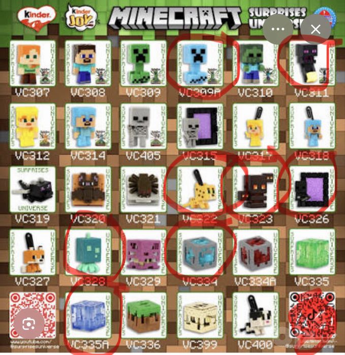Kinder joy minecraft