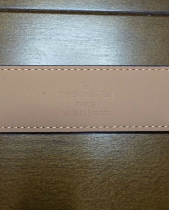 LV belt black 110 cm