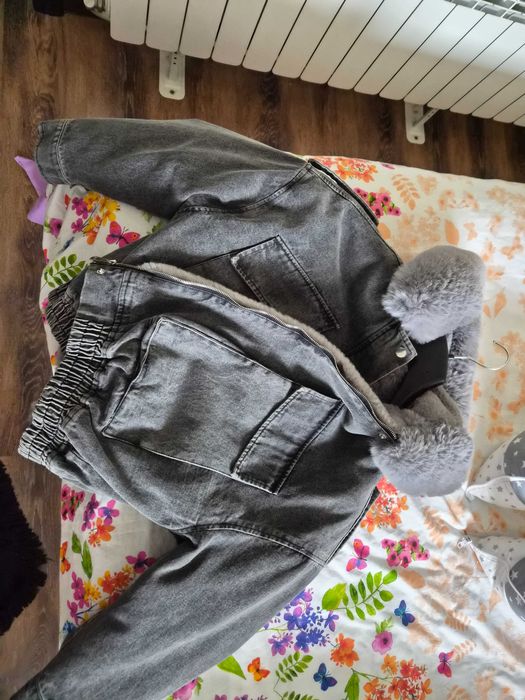 Дънково яке с пух