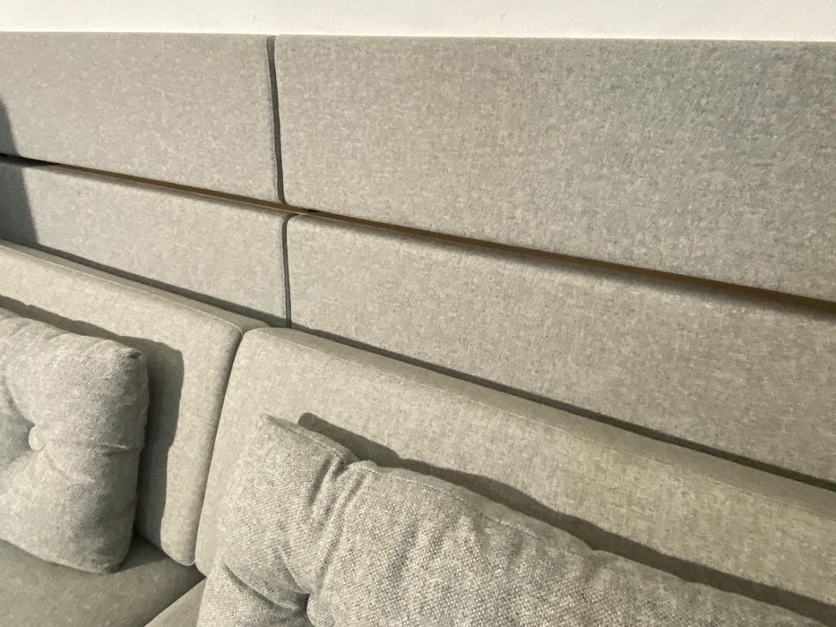 2 Buc. Kinnarps Canapea Design Acustică; Sofa Birou cu Structură Lemn
