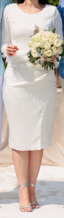 Rochie cununie civila, creatie Olga Pop