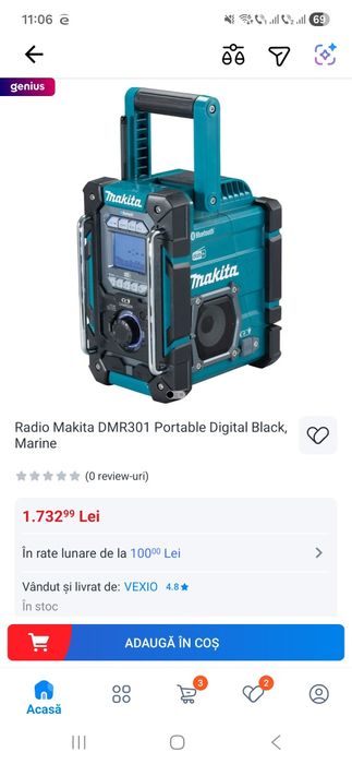 Radio Makita DMR 301
