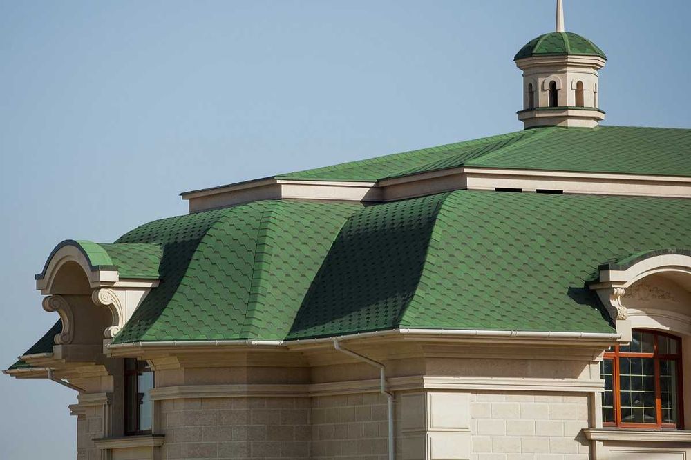 Мягкая черепица для кровли.