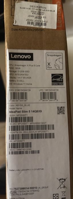 Лаптоп Lenovo Ideapad Slim 5 14q8x9