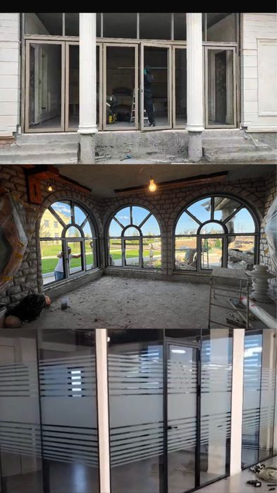 Пластик окна витражи