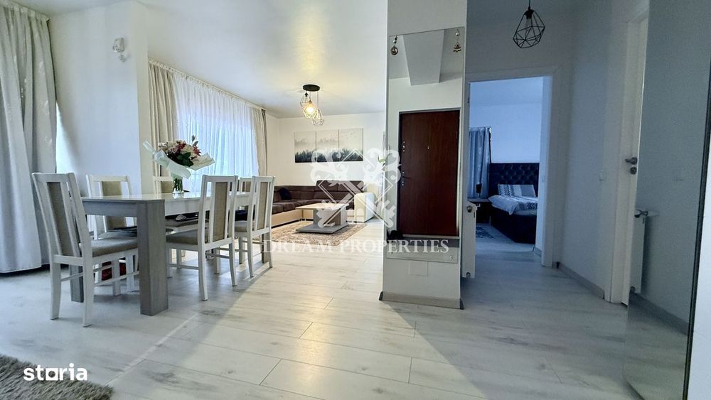 COMISION 0%! Apartament 2 camere, balcon, terasa, garaj,  Apahida