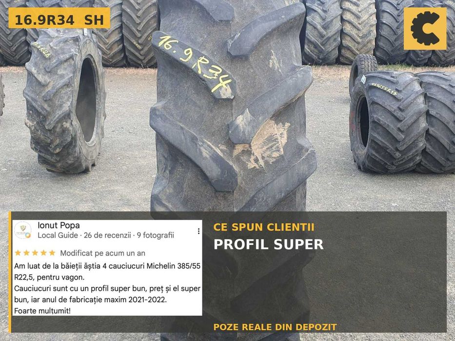 Cauciucuri 16.9R34 420/85R34 Pirelli Anvelope Tractor SH TVA Agricole